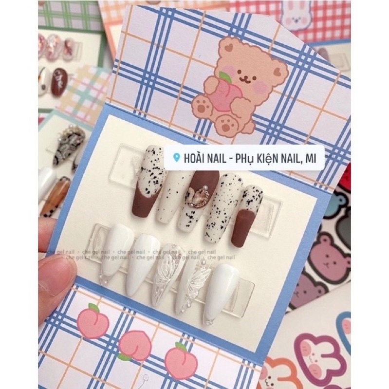 Bìa nailbox dễ thương ( giao mẫu bất kỳ)