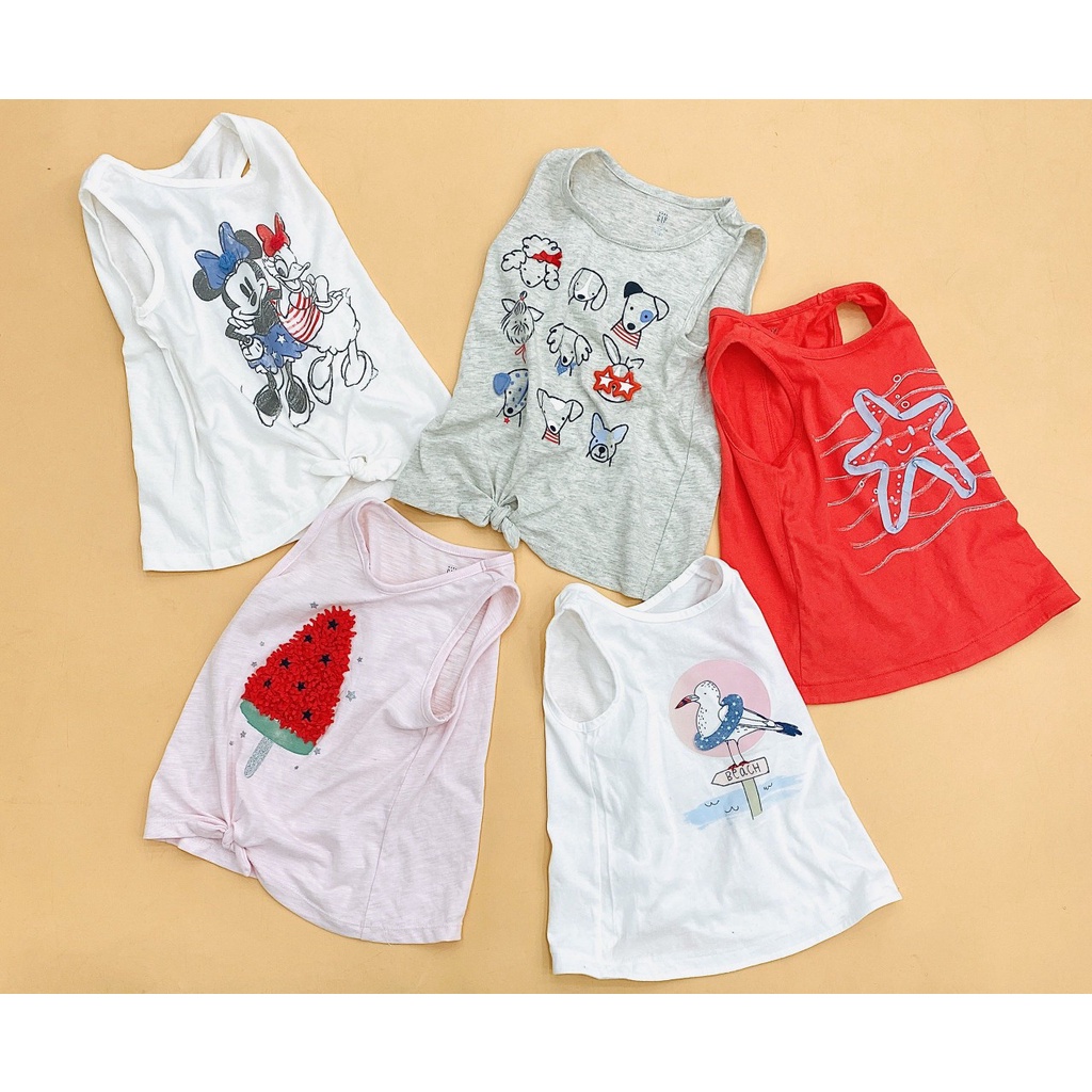 Áo thun sát nách bé gái BabyGap dư xịn