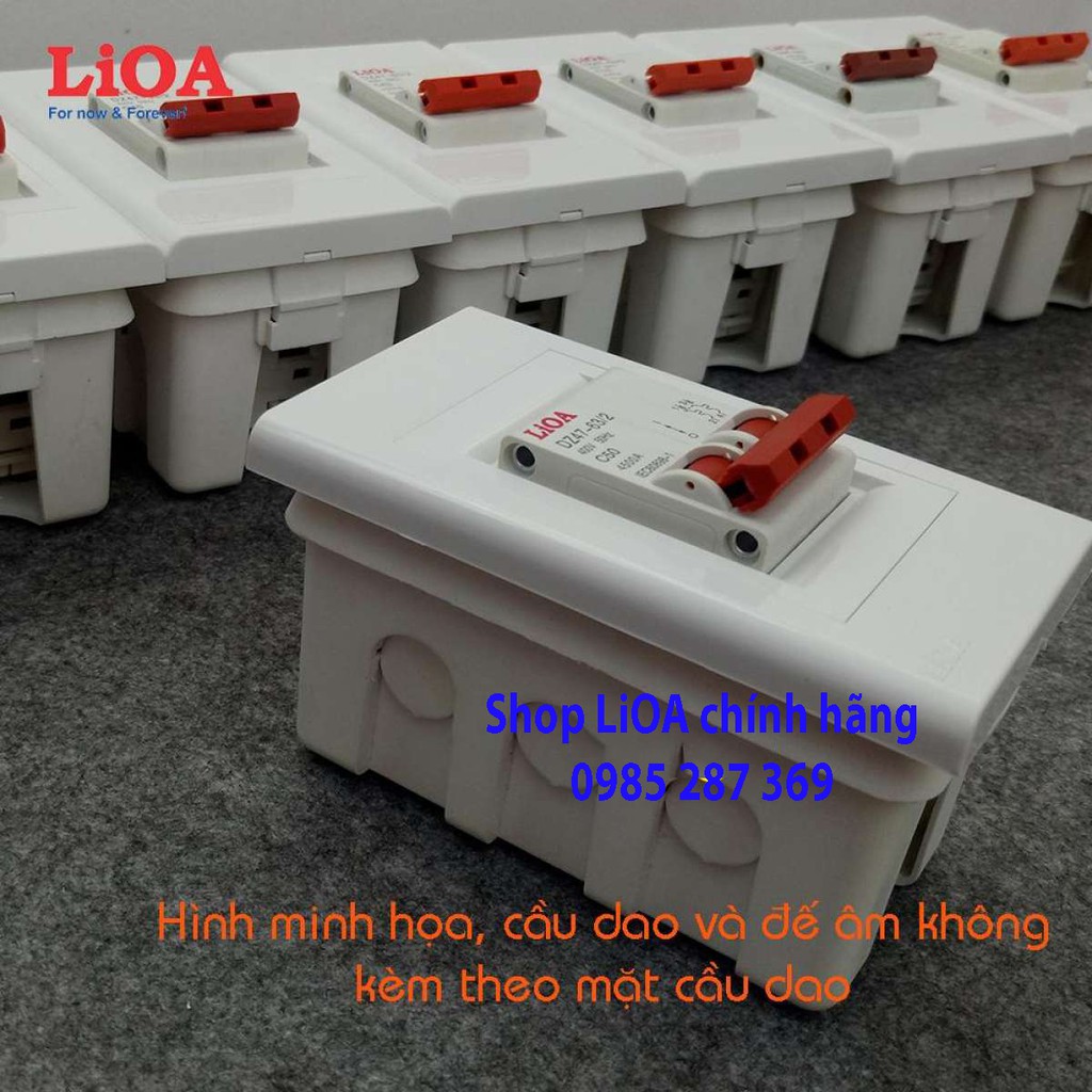 Mặt cầu dao đơn/ đôi MCB LiOA