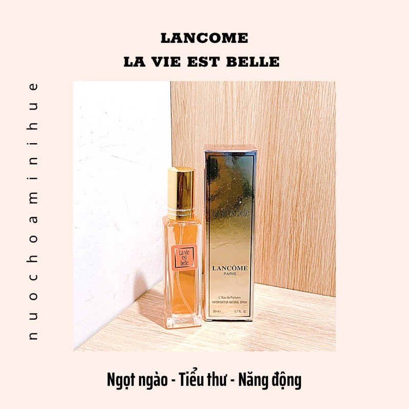 𝐋𝐚𝐧𝐜𝐨𝐦𝐞 𝐋𝐚 𝐕𝐢𝐞 𝐄𝐬𝐭 𝐁𝐞𝐥𝐥𝐞 nước hoa mini 20ml