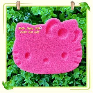 Miếng xốp mút rửa chén bát, miếng bọt biển rửa xoong nồi Hello Kitty