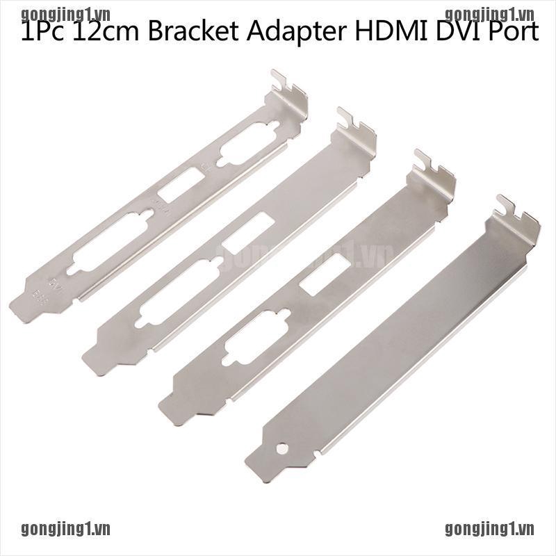 Gia 1pc 12cm High Fig Bracket Adapter Hdmi Dvi Vga Port For Video Connector