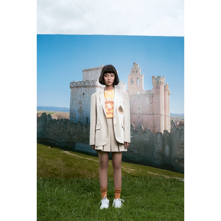 Áo Blazer BOO Unisex Dáng Regular Thêu Logo Harry Potter BZL