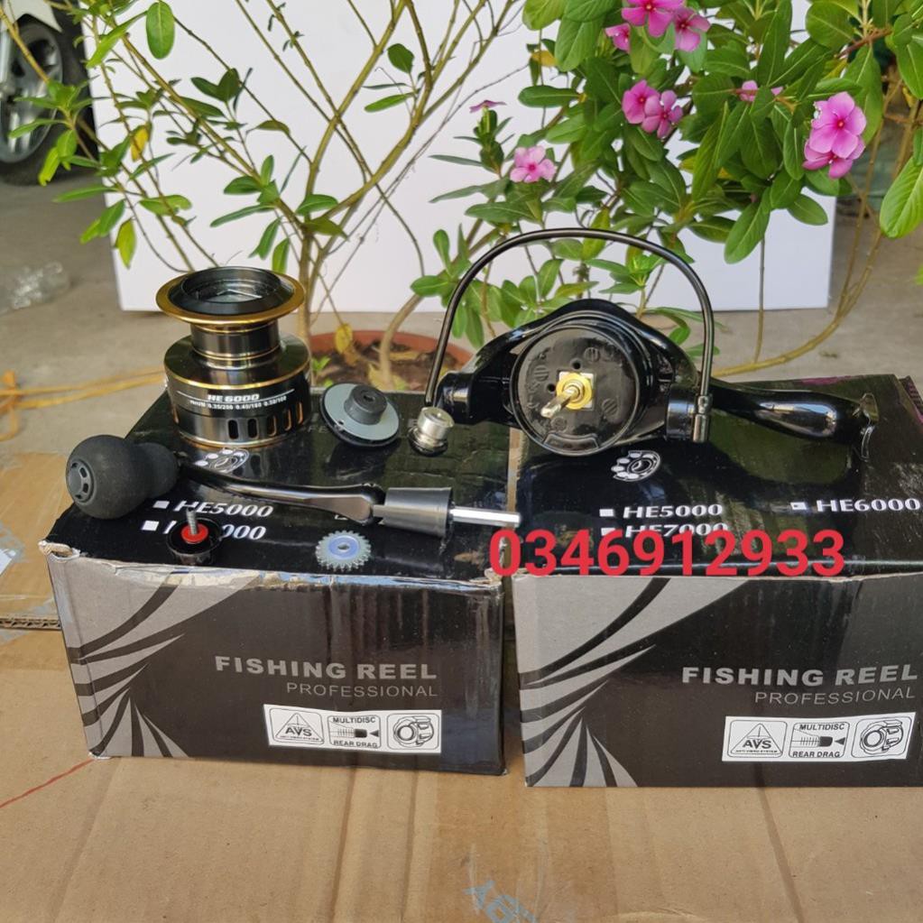 Máy câu FISHING REEL HE1000--7000