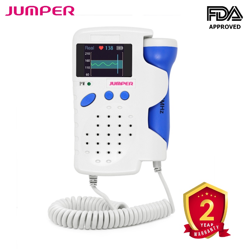 Máy đo nghe tim thai cá nhân cầm tay Jumper JPD-100B