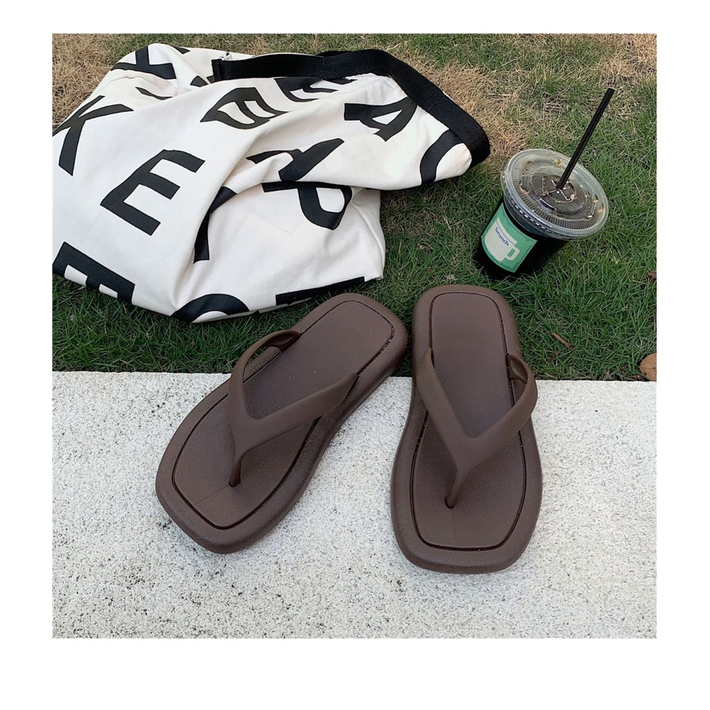 Dép kẹp nữ mũi vuông siêu bền - US366