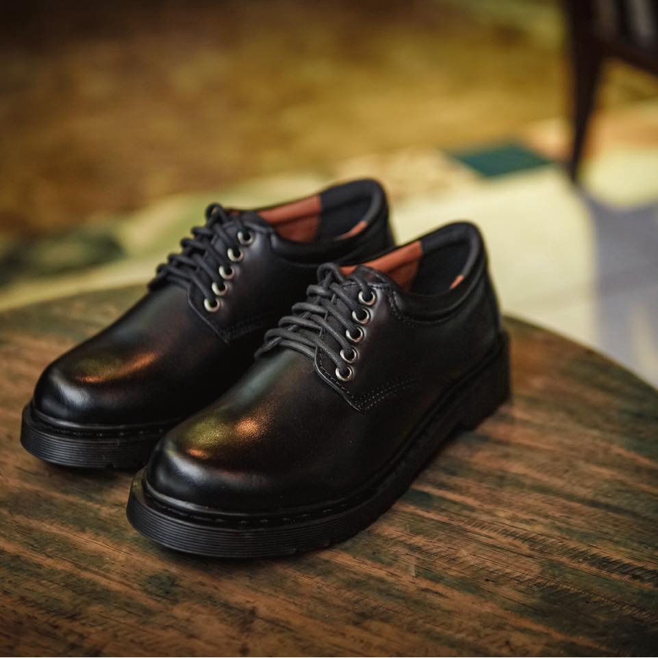 Giày Classic Dr Martens 8053 Fullblack - Da Nappa cao cấp - Fullblack- DRAD02DE - giả da đền gấp 10 - R8ckie