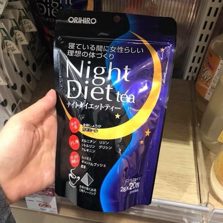 Trà Giảm Cân Đêm Night Diet Tea Orihiro Nhật Bản