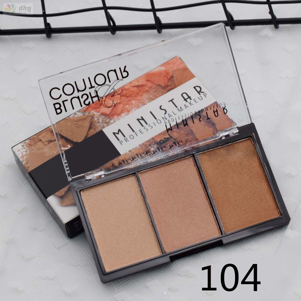 (hàng Mới Về) Set 1 Bảng Phấn Bắt Sáng Tạo Khối 3 Màu Tiện Dụng | BigBuy360 - bigbuy360.vn