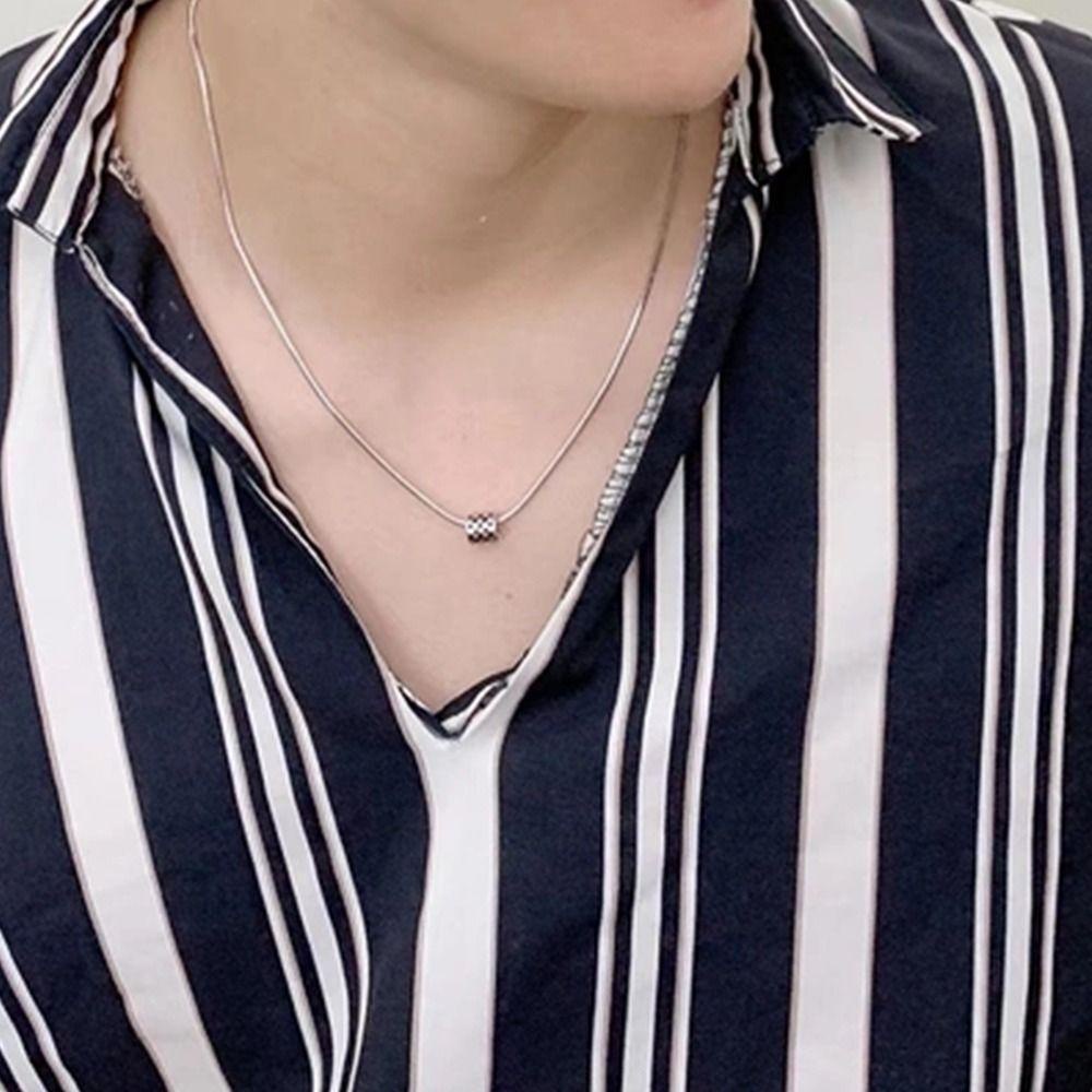 Vòng cổ Mặt Hình Bảng Đánh Dấu Bằng Đồng Phong Cách Vintage