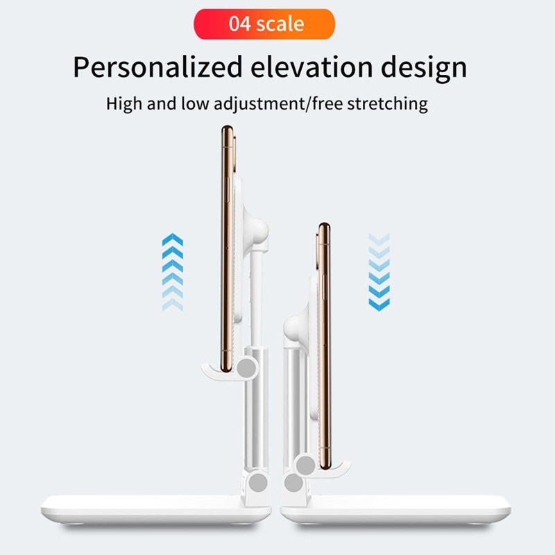 Giá đỡ điện thoại dùng để bàn thiết kế có thể gập lại và điều chỉnh đa năng