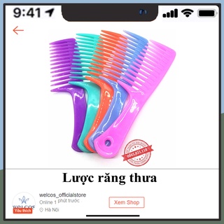 Lược chải tóc răng thưa cho tóc uốn siêu tiện lợi dc11