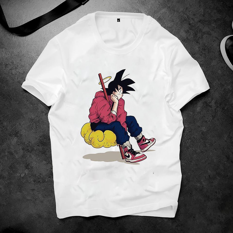 Áo thun unisex in goku độc lạ chất vải dày mịn 2019ts640