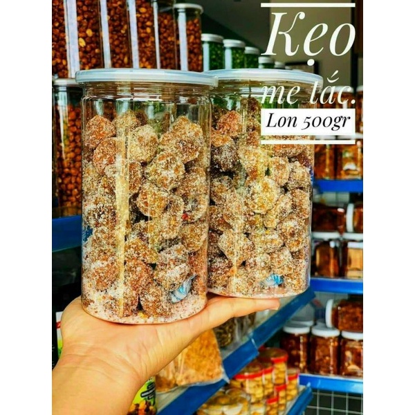 KẸO ME VỊ TẮC CAY HŨ PET 500GR - Lùn Con Food