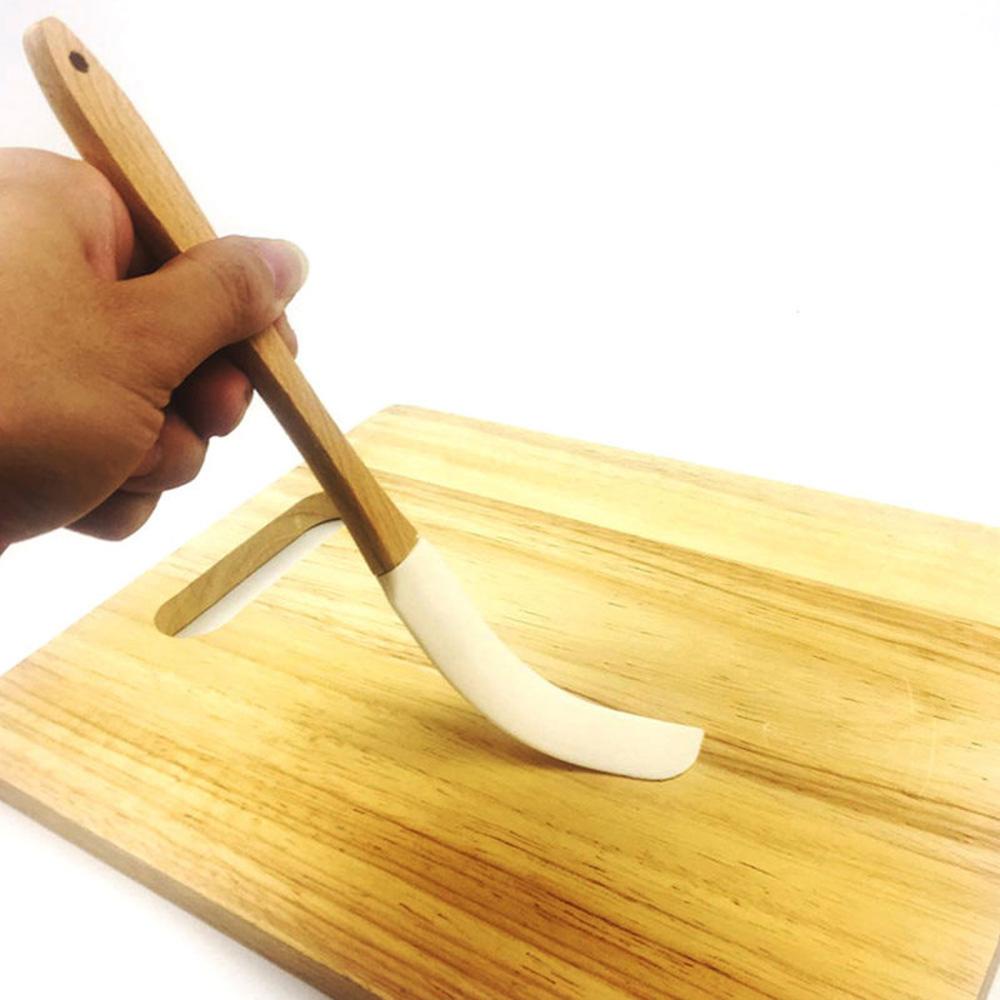 Muỗng Silicone Chịu Nhiệt Trộn Kem Làm Bánh Tiện Dụng