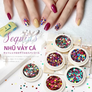 Set nhũ vẩy cá đính móng