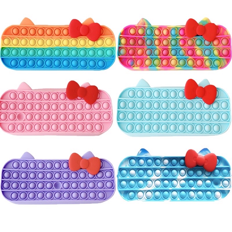 Hộp bút pop it silicon