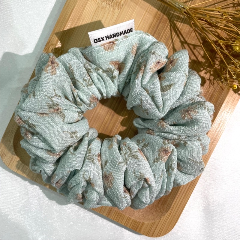 [Bảng 1] Dây cột tóc Scrunchies handmade hoạ tiết
