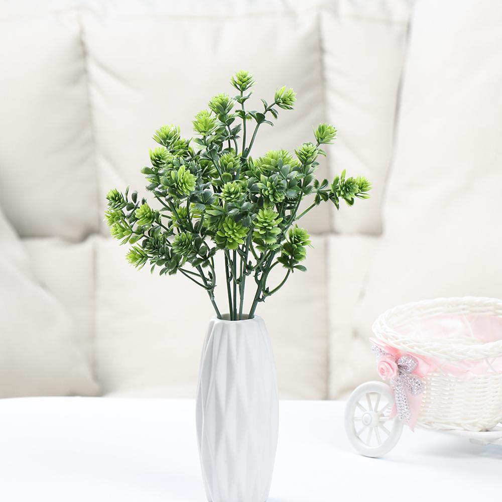 CONOPERYSet cây nhân tạo  7 nhánh 28 đầu lá trang trí nhà cửa / tiệc cưới DIY