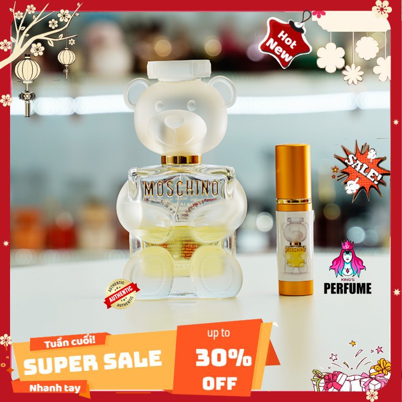 [Chính Hãng] Nước Hoa Nữ Mini 𝑴𝒐𝒔𝒄𝒉𝒊𝒏𝒐 𝑻𝒐𝒚 2 𝑬𝒅𝒑_ Phiên Bản Gấu Xinh Xắn