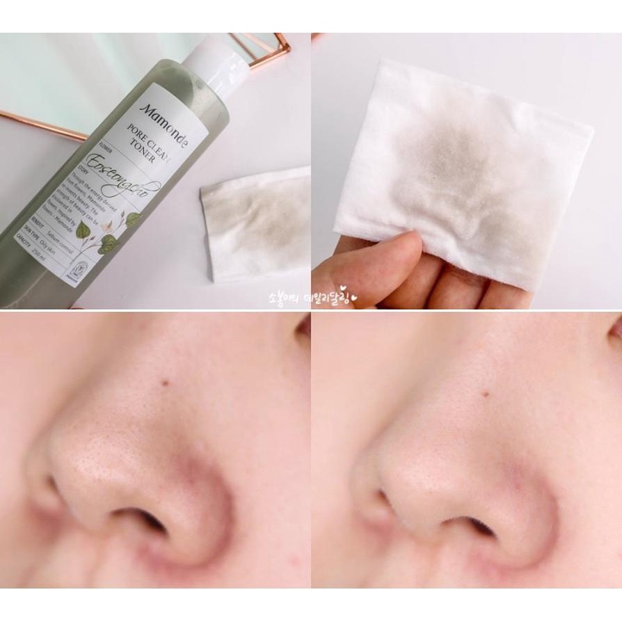 Nước Hoa Hồng Mamonde Toner Cấp Ẩm, Kiềm Dầu, Thu Nhỏ Lỗ Chân Lông - 250ml