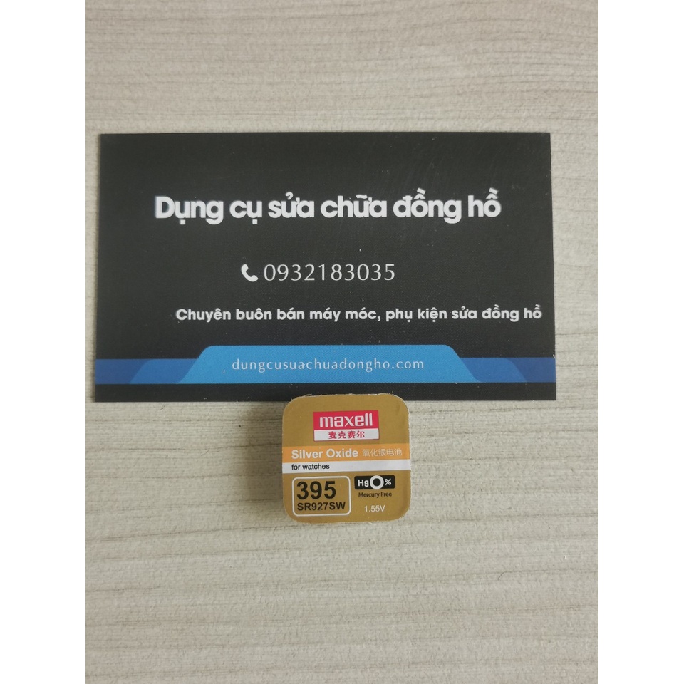 Pin đồng hồ SR927SW 395 Maxell 927  Made in Japan