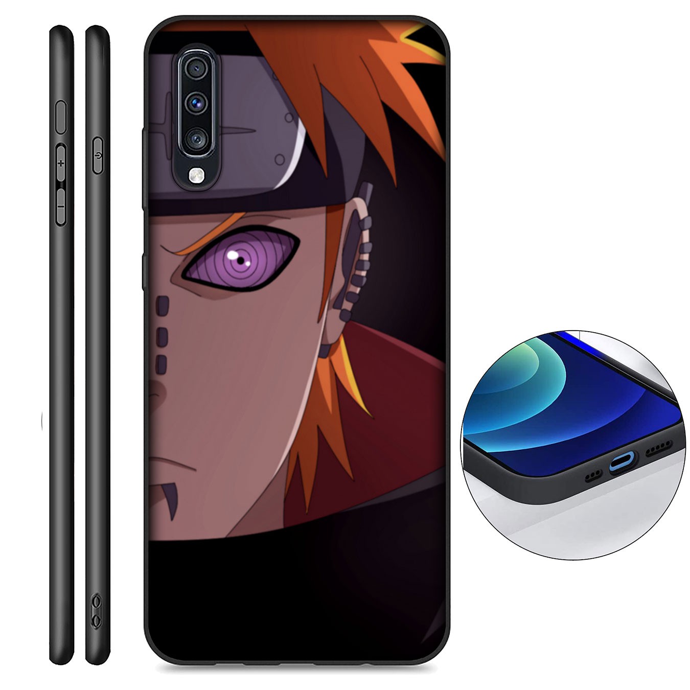 Samsung Galaxy S21 Ultra S8 Plus F62 M62 A2 A32 A52 A72 S21+ S8+ S21Plus Casing Soft Silicone Phone Case Naruto Kakashi Sasuke Akatsuki Cover