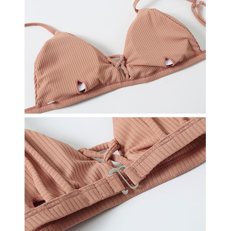 Set Đồ Bơi Ba Mảnh Cổ Chữ V Lưng Cao Quyến Rũ Cho Nữ | BigBuy360 - bigbuy360.vn