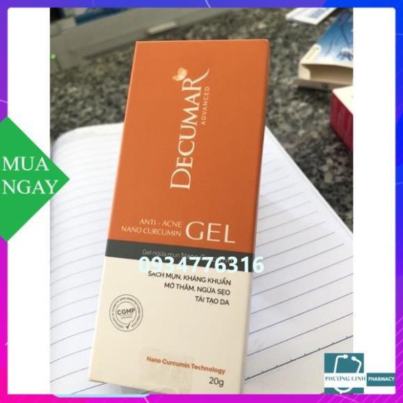 Gel ngừa mụn DECUMAR 20 g