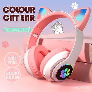 Tai nghe mèo không dây bluetooth, tai nghe in-ear chơi game V5.0