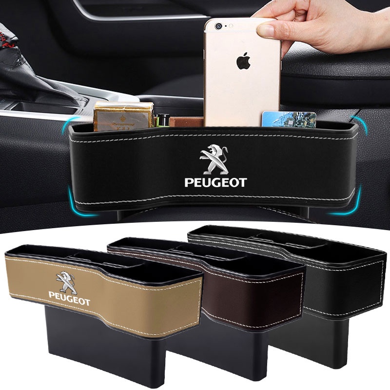 Hộp Đựng Đồ Gắn Khe Hở Ghế Ngồi Xe Hơi Peugeot 206 208 308 307 207 3008 2008 407 508 408 RCZ Rrifter