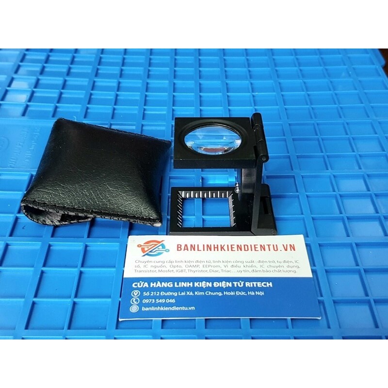 Kính lúp 9005B soi linh kiện có 2 led siêu sáng