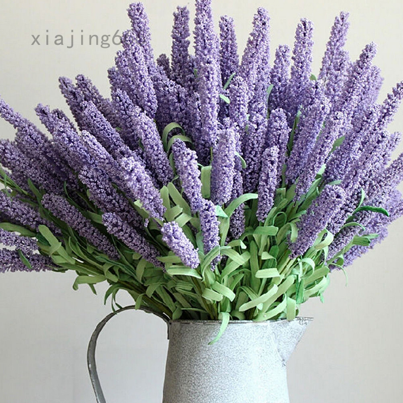 Bó 12 Hoa Lavender Giả Để Trang Trí