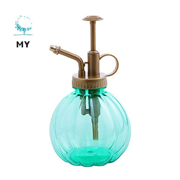 Bình xịt tưới cây hình quả bí phong cách retro 350ml