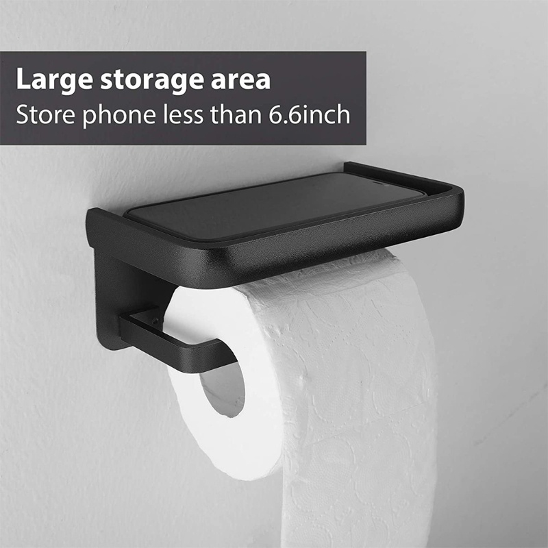 Giá Đỡ Cuộn Giấy Vệ Sinh Gắn Tường Chống Gỉ Sét Tiện Lợi Dành Cho Phòng Tắm