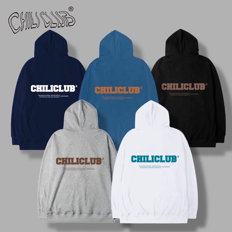 Áo Hoodie Zip Big Logo Chiliclub