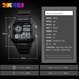 Đồng Hồ Nam SKMEI 1299