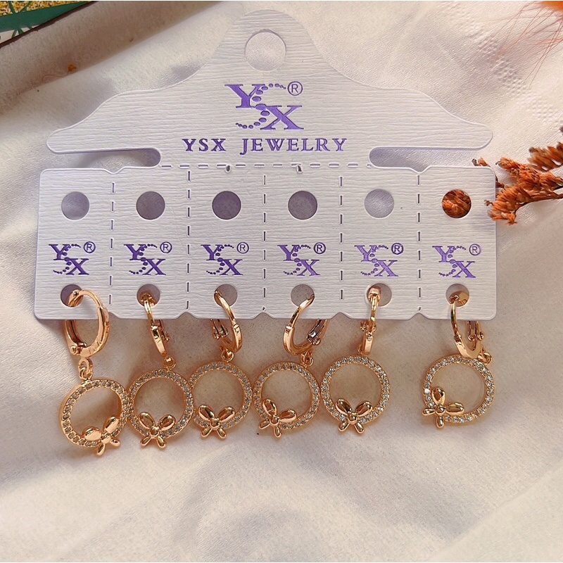 𝗕𝗼̂𝗻𝗴 𝘁𝗮𝗶, hoa tai nữ không đen không gỉ giá sỉ Kami