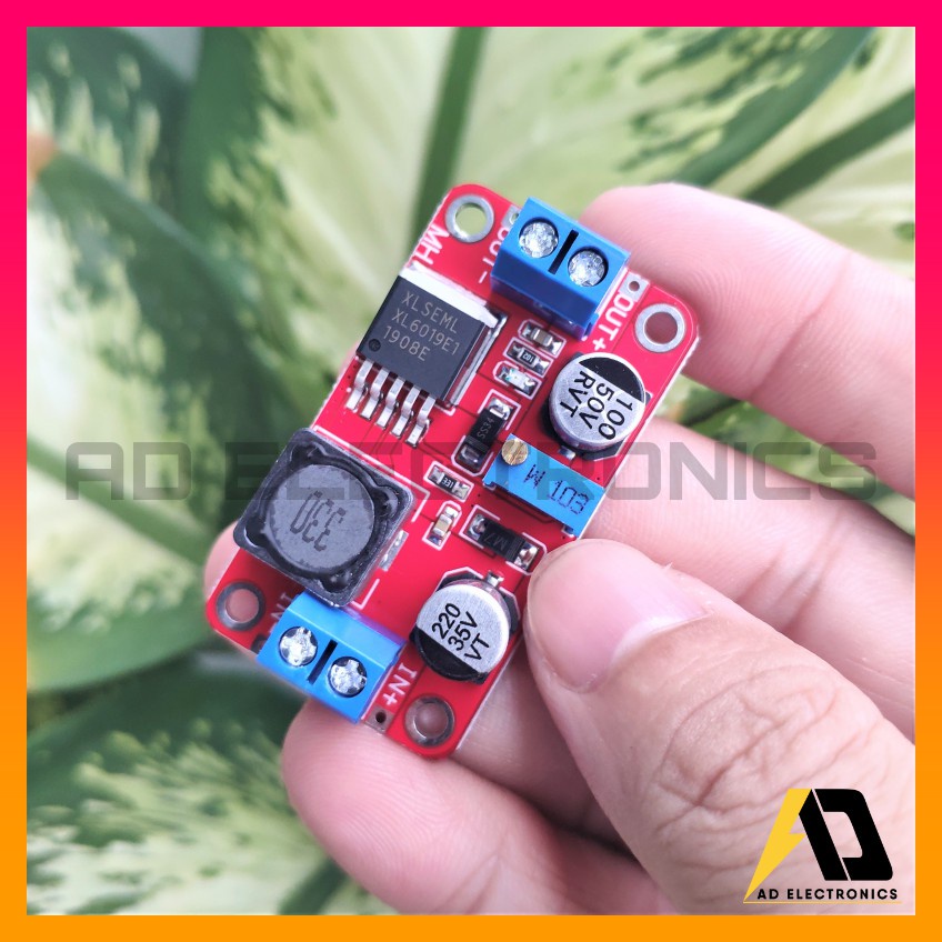 Mạch Tăng Áp DC XL6019 6019 Bản Nâng Cấp - Mạch Đỏ - Boost Áp DC - DC Từ 3V-35V sang 5V-40V