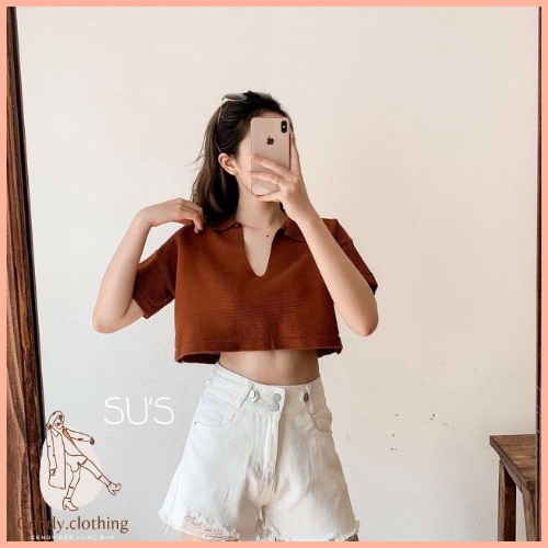 [Hàng Cao Cấp Loại 1 + Ảnh Thật] - Áo CropTop Cổ Khoét CendyClothing - CD058
