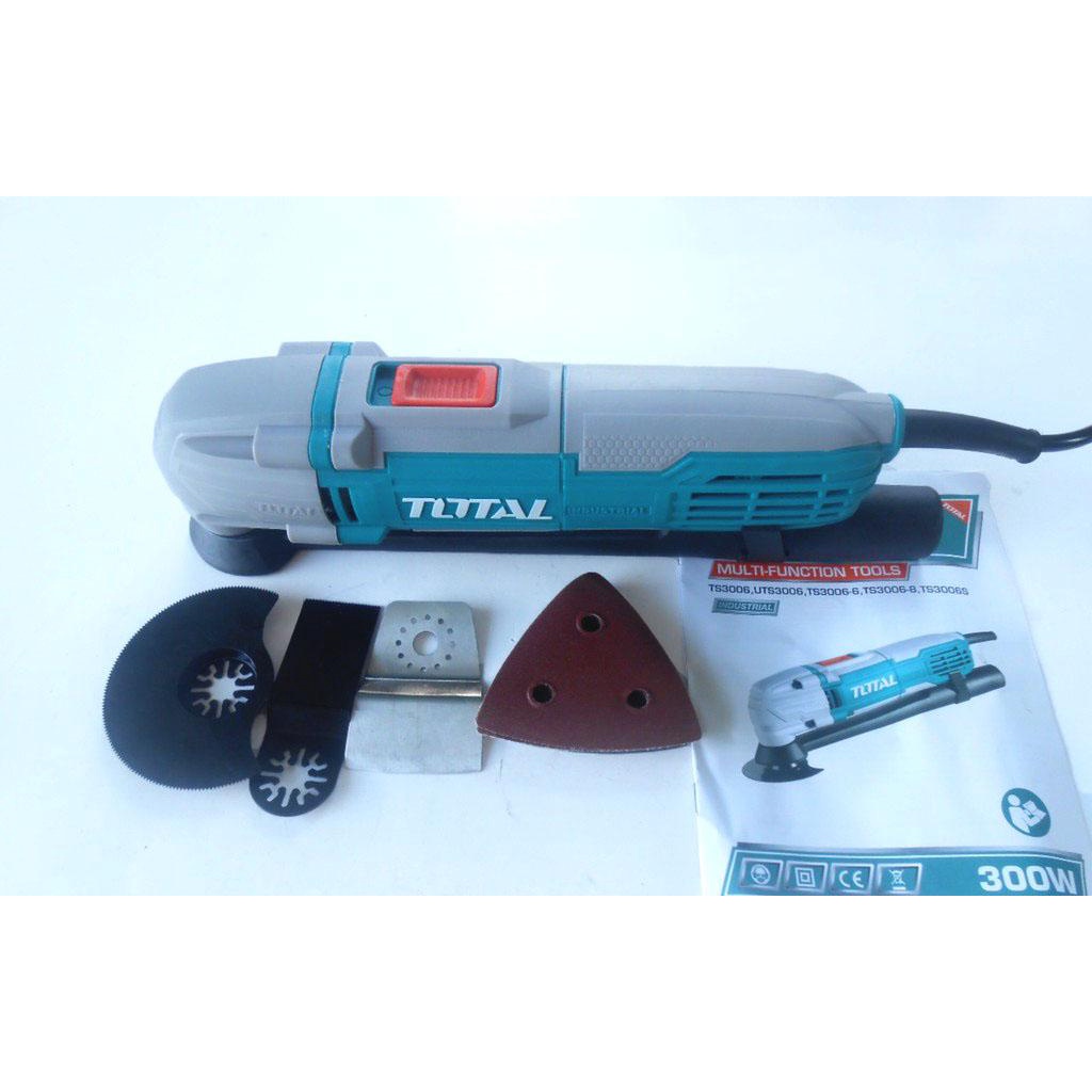 Máy cắt rung đa năng Total TS3006 300W, Máy cắt gọc đa năng Total