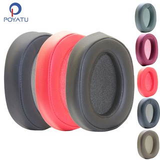 Miếng Lót Tai Poyatu 100ABN Cho SONY MDR-100ABN H900N WH-H900N Tai Nghe Thay Thế Miếng Lót Tai Đệm Cốc Bao Tai Nghe