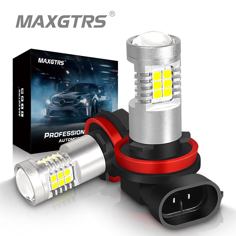 Set 2 đèn phá sương mù xe hơi MAXGTRS LED H8 H11 HB4 9006 HB3 9005 chất lượng cao tiện lợi