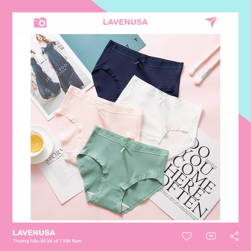 Quần lót nữ cotton cao cấp cạp cao nâng mông kháng khuẩn QL47