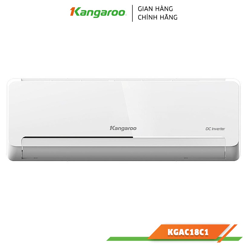 [Mã ELHA10 giảm 6% đơn 5TR] Máy điều hòa không khí treo tường loại 1 chiều, inverter Kangaroo KGAC18CI