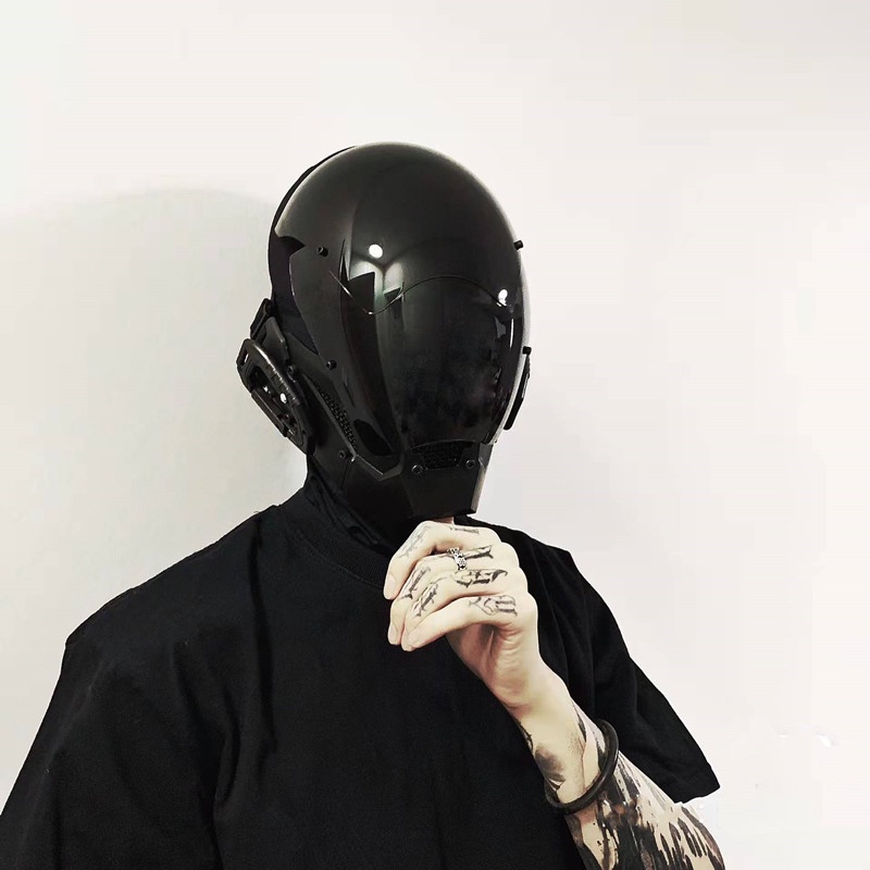 Cyberpunk Mặt Nạ Hóa Trang Cơ Khí Hình Bánh Răng Cưa Cơ Khí Phụ Kiện Lễ Hội Âm Nhạc Cho Nam Và Nữ