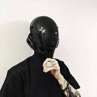 Mặt nạ Cyberpunk Tự làm Handmade Customized Cosplay Mask Thiết bị khoa học viễn tưởng cơ khí cho lễ hội Dj Halloween