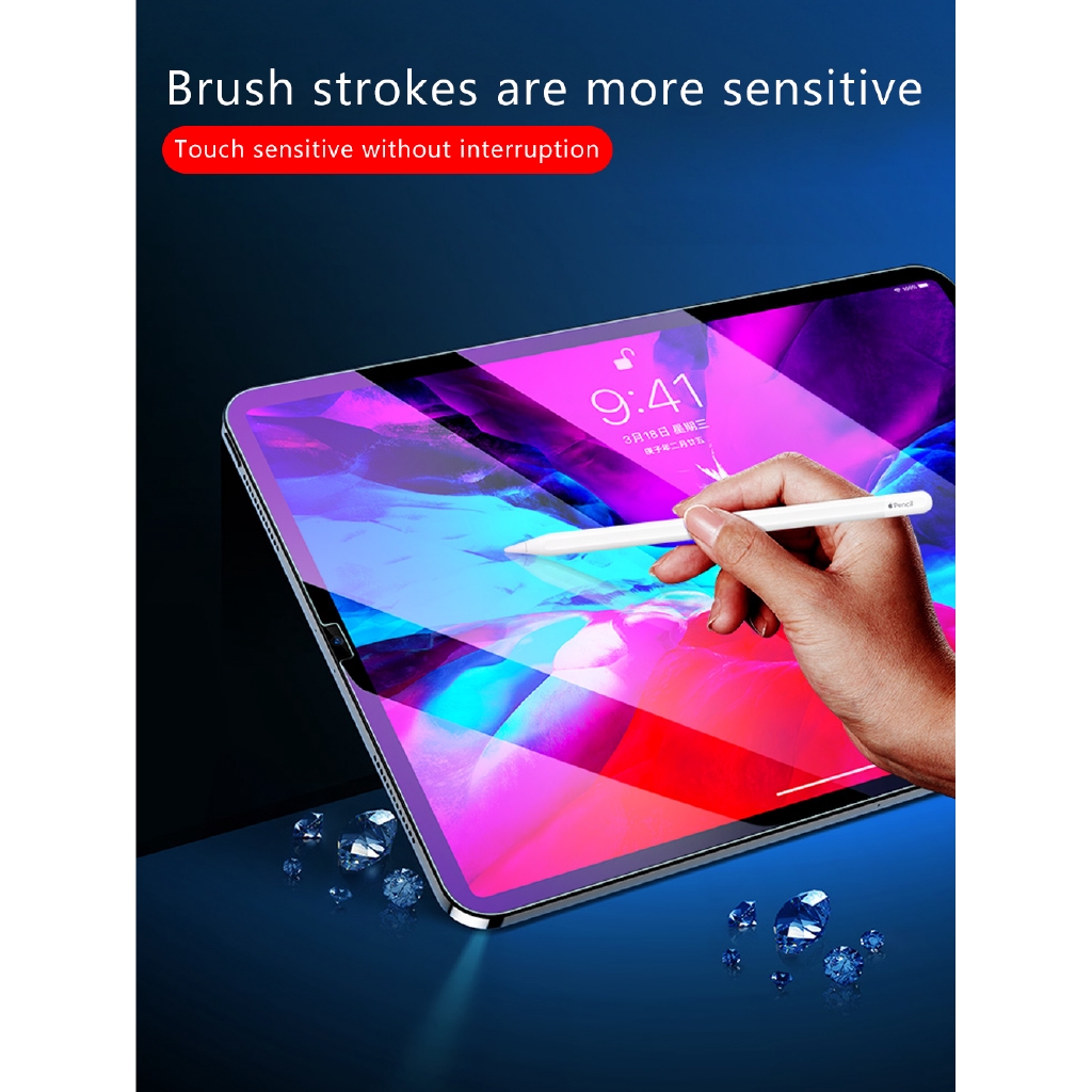 Kính Cường Lực GOOJODOQ Chống Tia Sáng Xanh Cho Ipad Pro 11 / 10.5 Air 3 / 10.2 2019