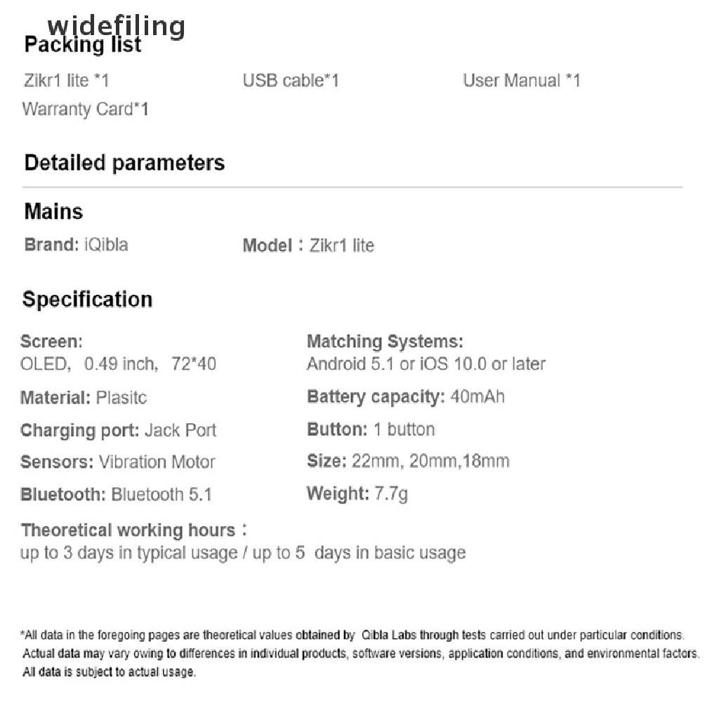 Máy đếm thông minh kỹ thuật số Zikr Tasbeeh có 5 màu thời trang cho người Hồi giáo