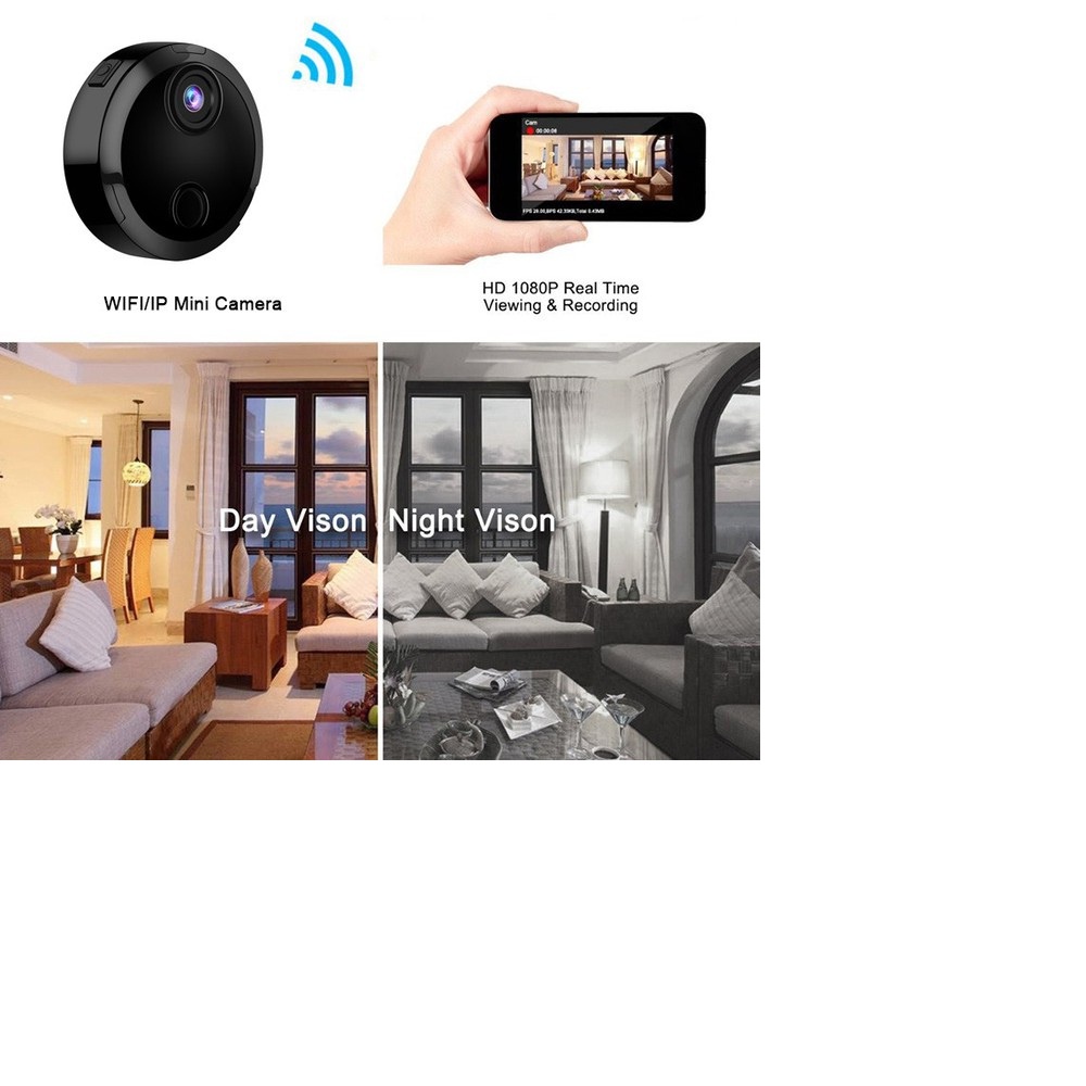 Camera Mini Wifi HDQ15 Hồng Ngoại Kết Nối Không Dây Với Điện Thoại - Camera Mini cao cấp